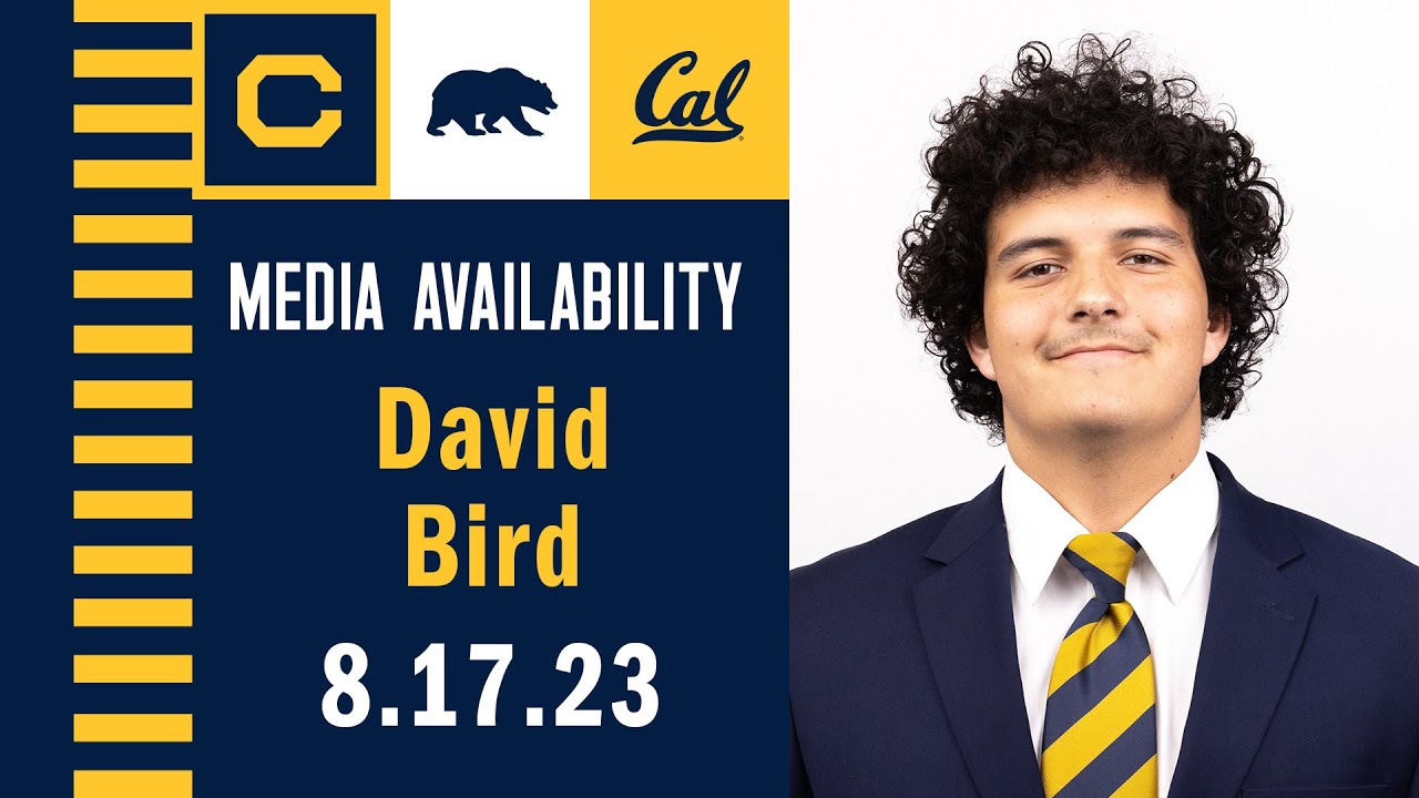 Cal Football: David Bird Media Availability (8.17.23)