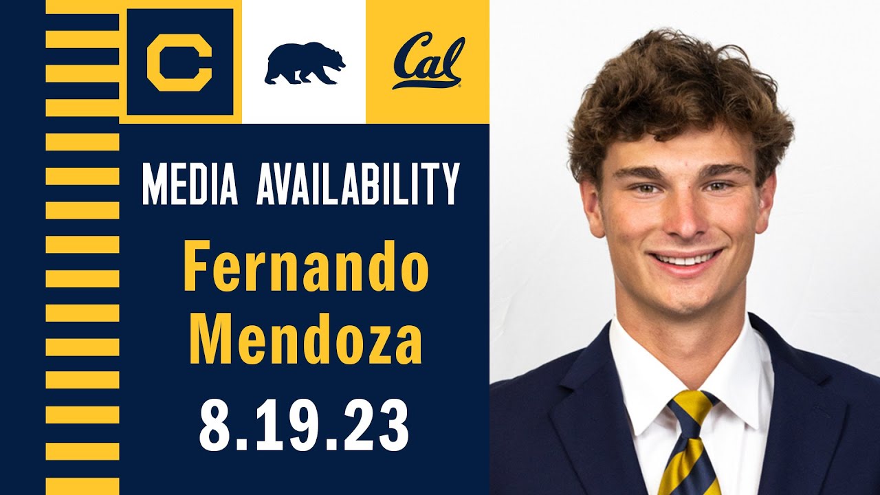 Cal Football: Fernando Mendoza Media Availability (8.19.23)