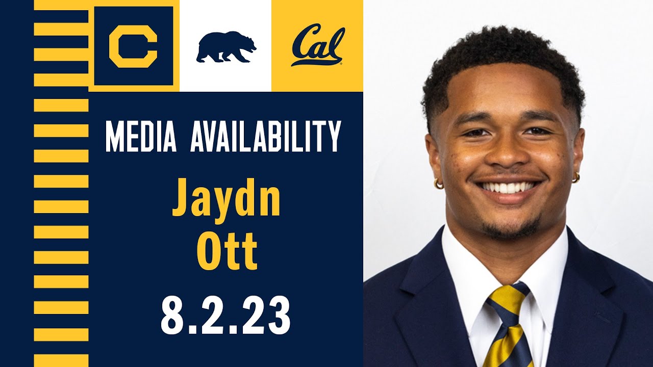 Cal Football: Jaydn Ott Media Availability (8.2.23)