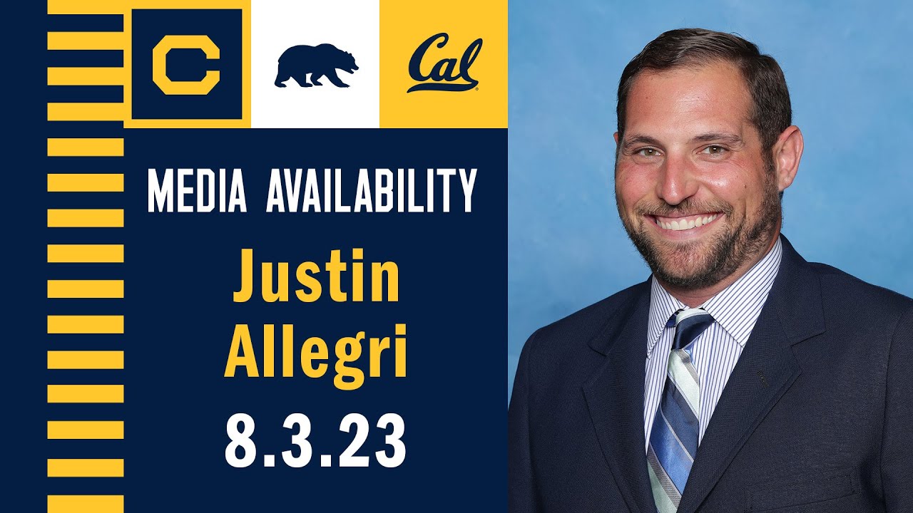 Cal Football: Justin Allegri Media Availability (8.3.23)