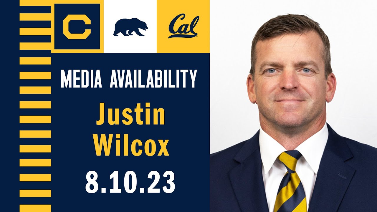 Cal Football: Justin Wilcox Media Availability (8.10.23)