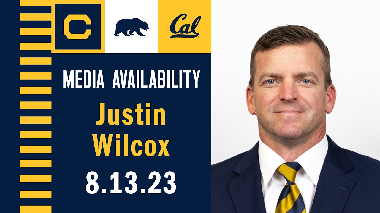 Cal Football: Justin Wilcox Media Availability (8.13.23)