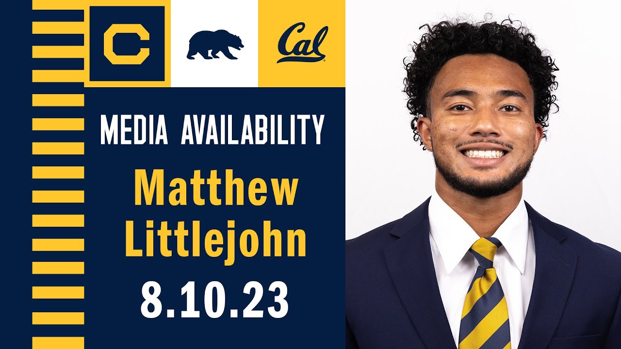 Cal Football: Matthew Littlejohn Media Availability (8.10.23)