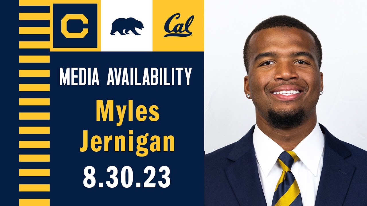 Cal Football: Myles Jernigan Media Availability (8.30.23)