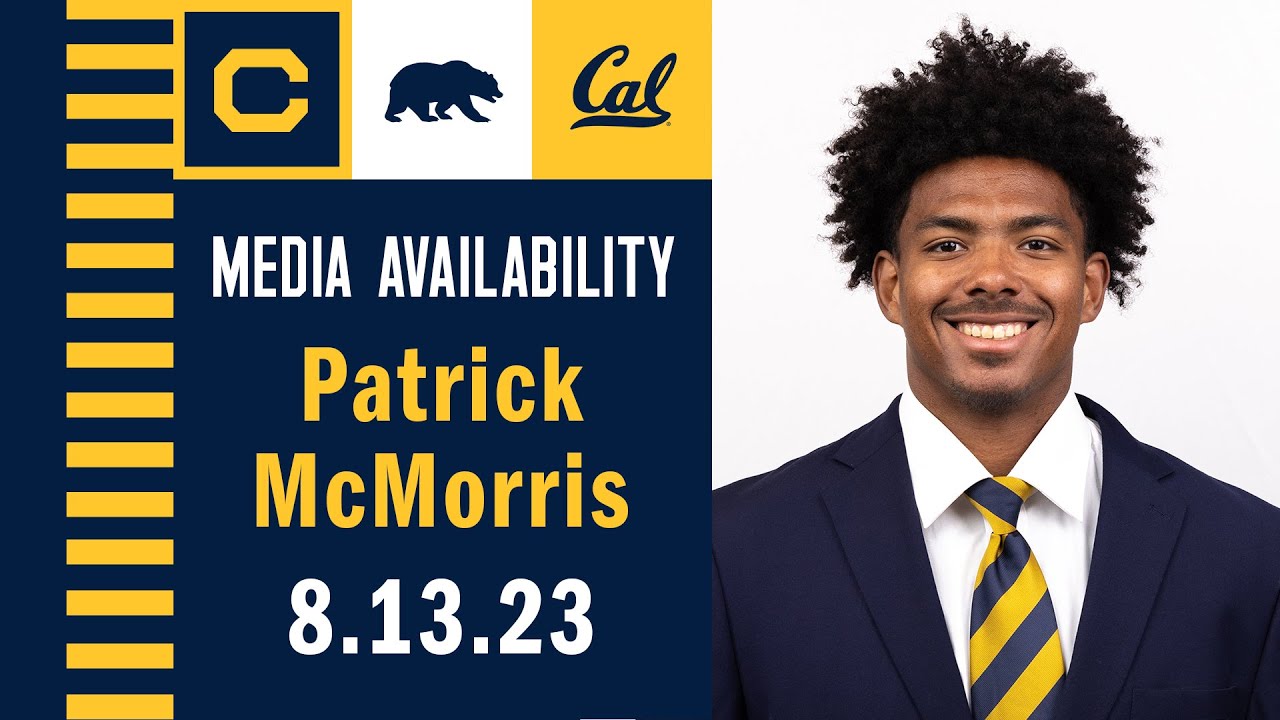 Cal Football: Patrick Mcmorris Media Availability (8.13.23)