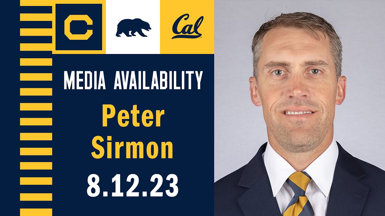 Cal Football: Peter Sirmon Media Availability (8.12.23)