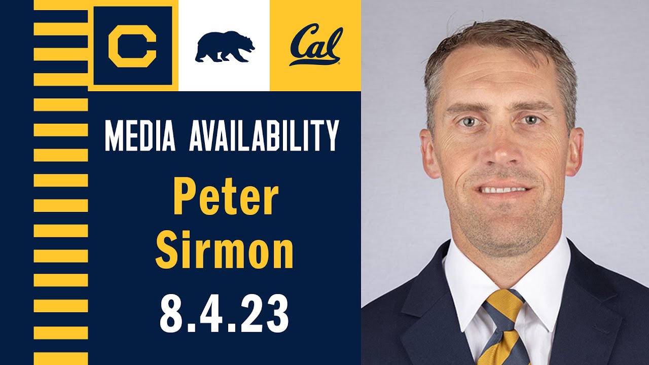 Cal Football: Peter Sirmon Media Availability (8.4.23)