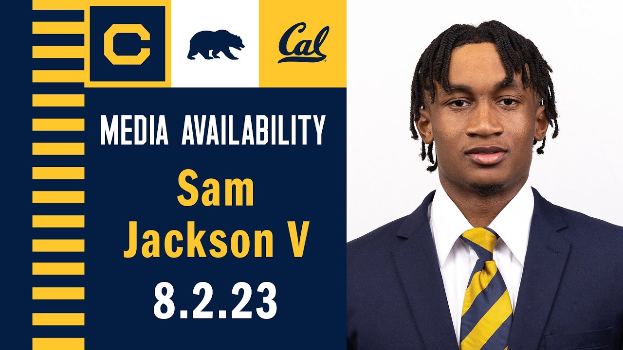 Cal Football: Sam Jackson V Media Availability (8.2.23)