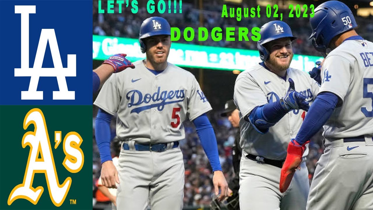 Dodgers Vs Athletics Full Game Highlights August 02, 2023 – Mlb Highlights | Mlb Season 2023