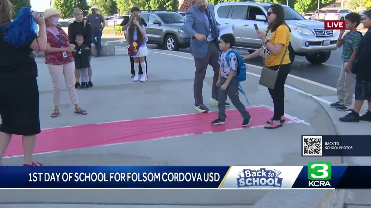 Folsom Cordova Students Get A Red Carpet Welcome For The New School Year