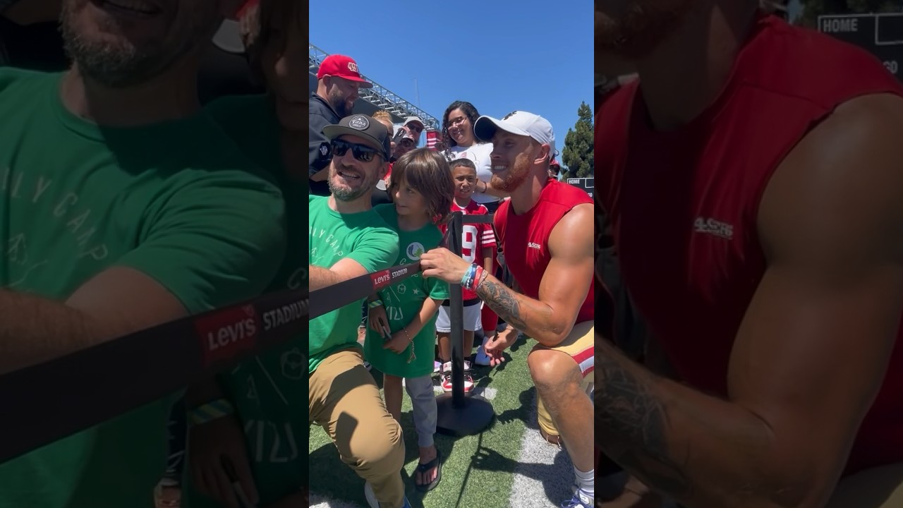 Honoring Frontline Heroes At #49erscamp ❤️ #shorts