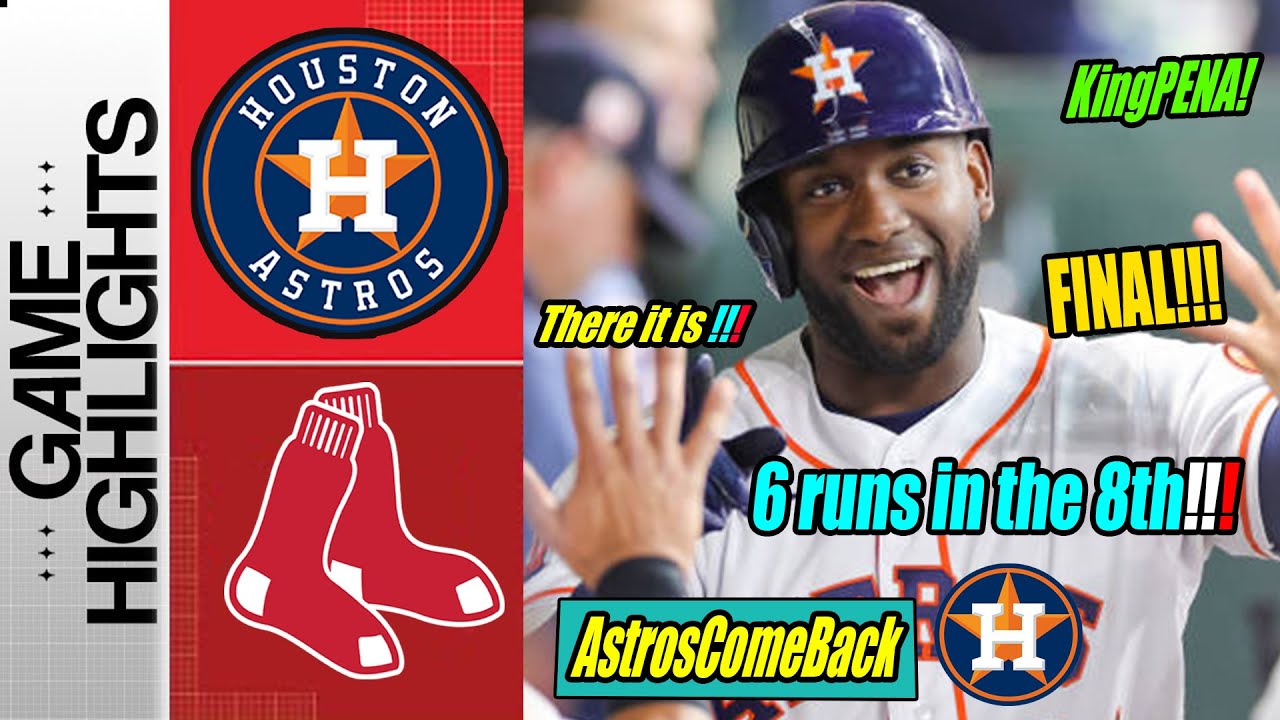 Houston Astros Vs Boston Red Sox [final/9] Highlights Aug 28, 2023 | Mlb Highlights 2023