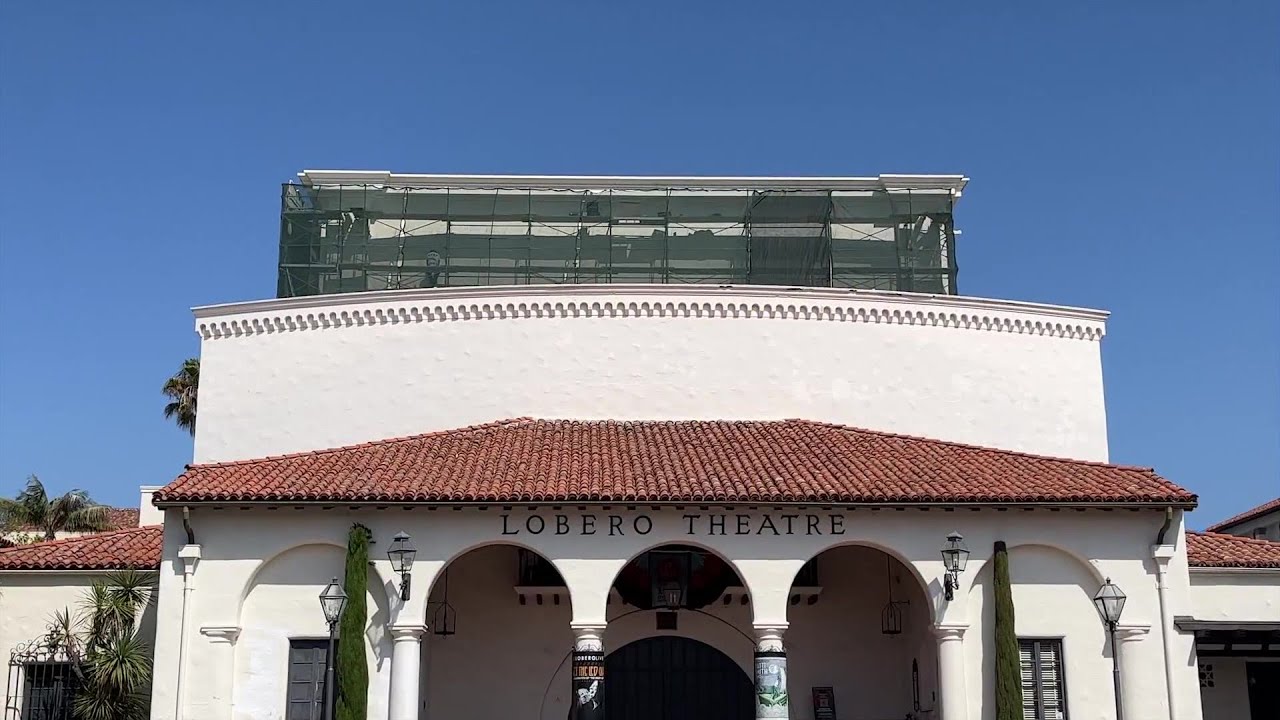Lobero Theatre Gets A Fresh Paint Job