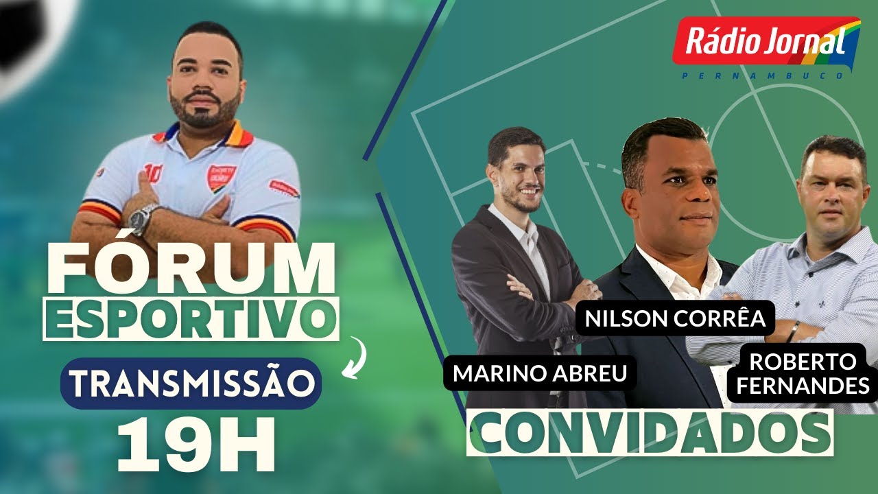 Marino Abreu, Nilson CorrÊa E Roberto Fernandes No FÓrum Esportivo – 07/08/2023