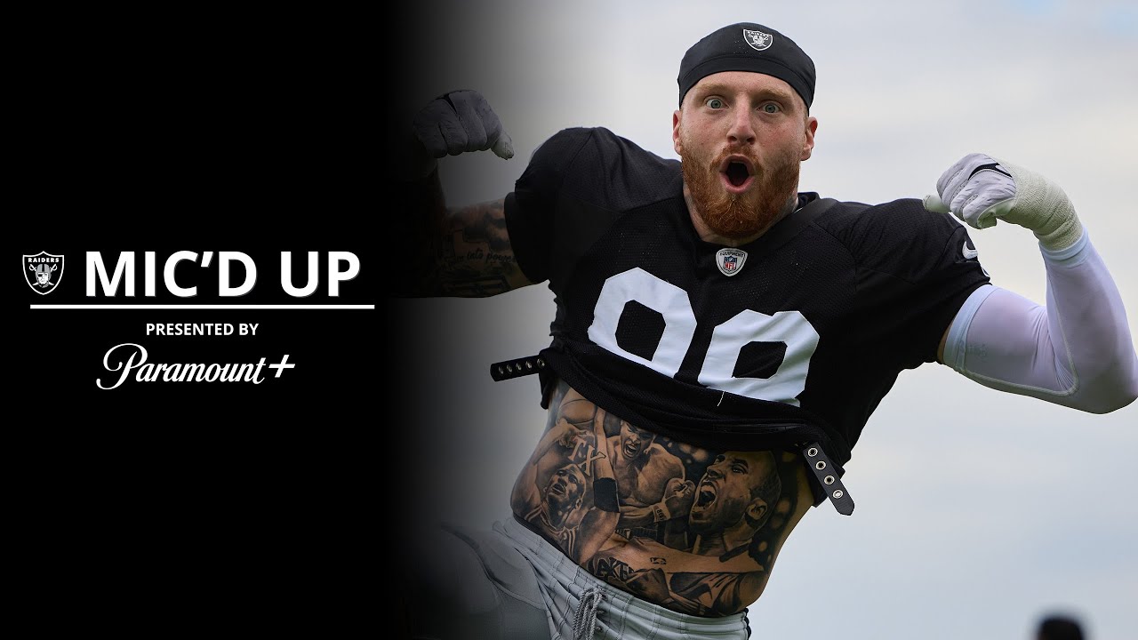 Maxx Crosby Mic’d Up For First Day Of Pads: ‘do I Still Look Good?’ | Presented By Paramount+ | Nfl