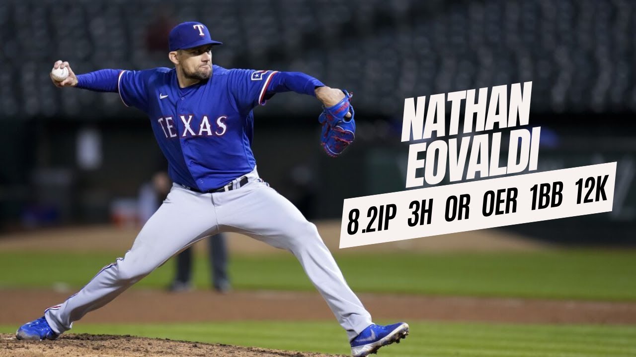 Nathan Eovaldi All Pitches Rangers Vs A’s | 5/11/23 | Mlb Highlights