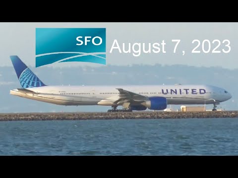 Planespotting At San Francisco International Airport – August 7, 2023