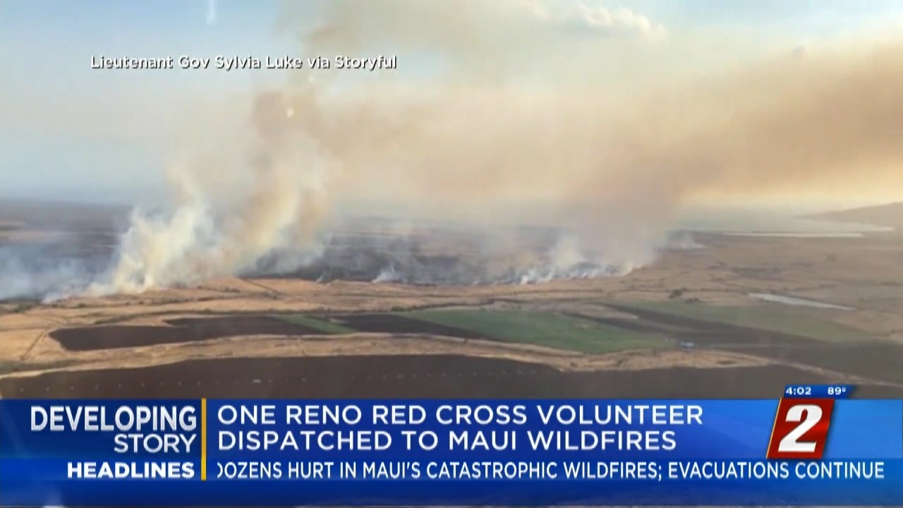 Reno Red Cross Volunteer Dispatched To Maui Wildfires