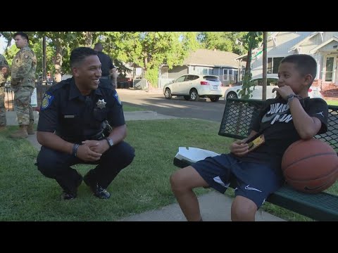 Sacramento Police Department Building Bonds With Communities During National Night Out