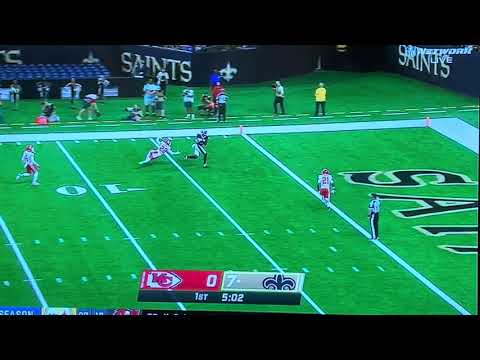 Saints Jameis Winston 29yd Td Pass To Keith Kirkwood Vs Kc Chiefs 2023 Nfl Preseason