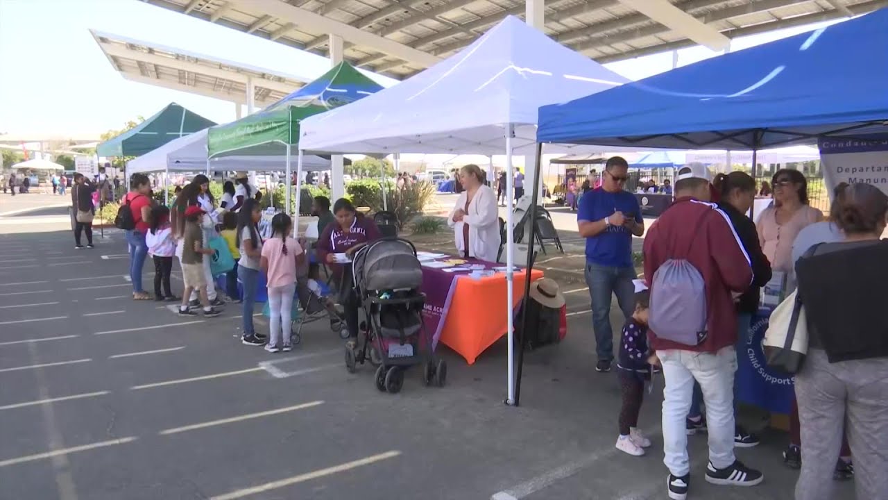 Santa Barbara County Public Health Department Holds Back To School Health Fair In Santa Maria