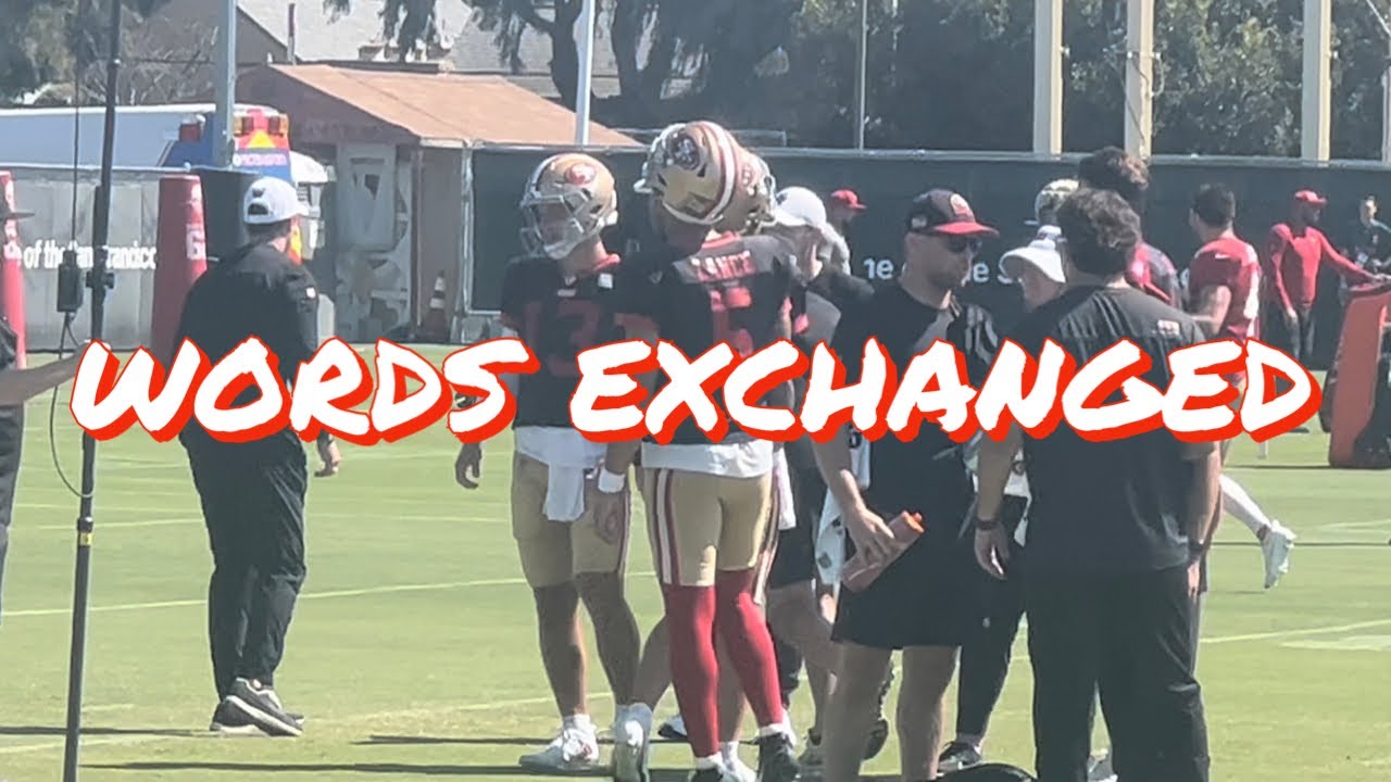 The 49ers Quarterbacks Exchange Words On Day 6 Of Training Camp