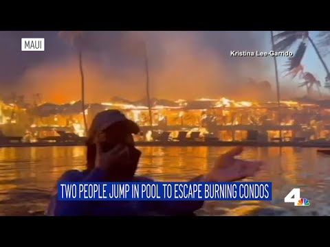 The Rundown 8/15/23: 2 People Jump In Pool To Escape Maui Flames | Nbcla