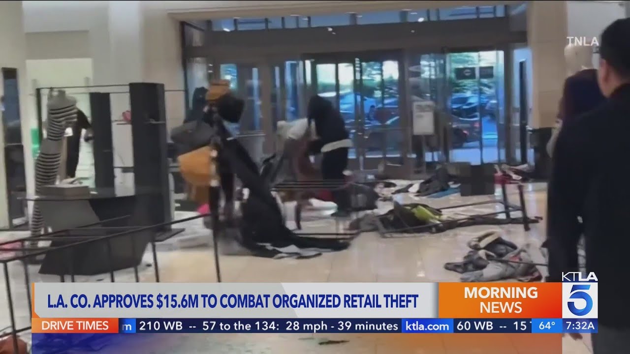 $15.6 Million Approved To Combat Smash And Grab Thefts In Los Angeles County