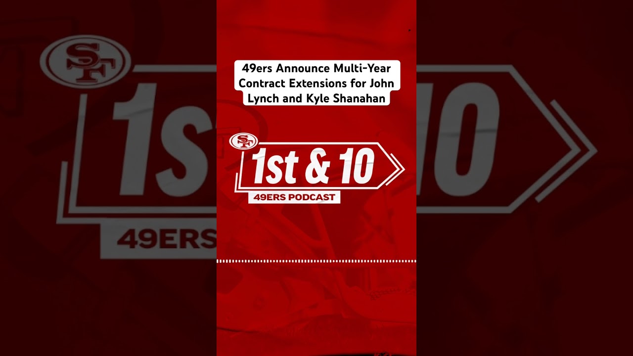 #49ers Announce Multi Year Contract Extensions For Gm John Lynch And Hc Kyle Shanahan 🎧 #shorts