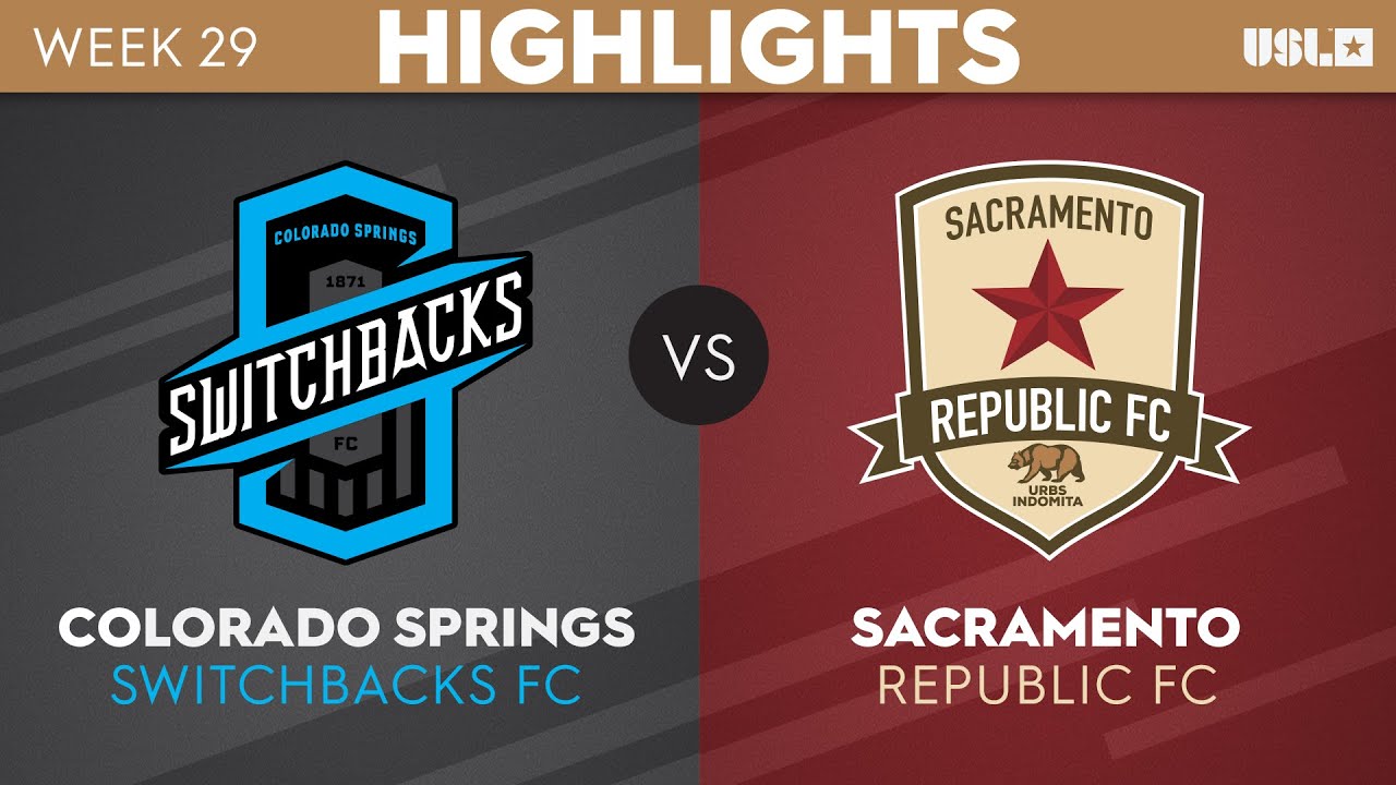 9.23.2023| Colorado Springs Switchbacks Fc Vs. Sacramento Republic Fc – Game Highlights