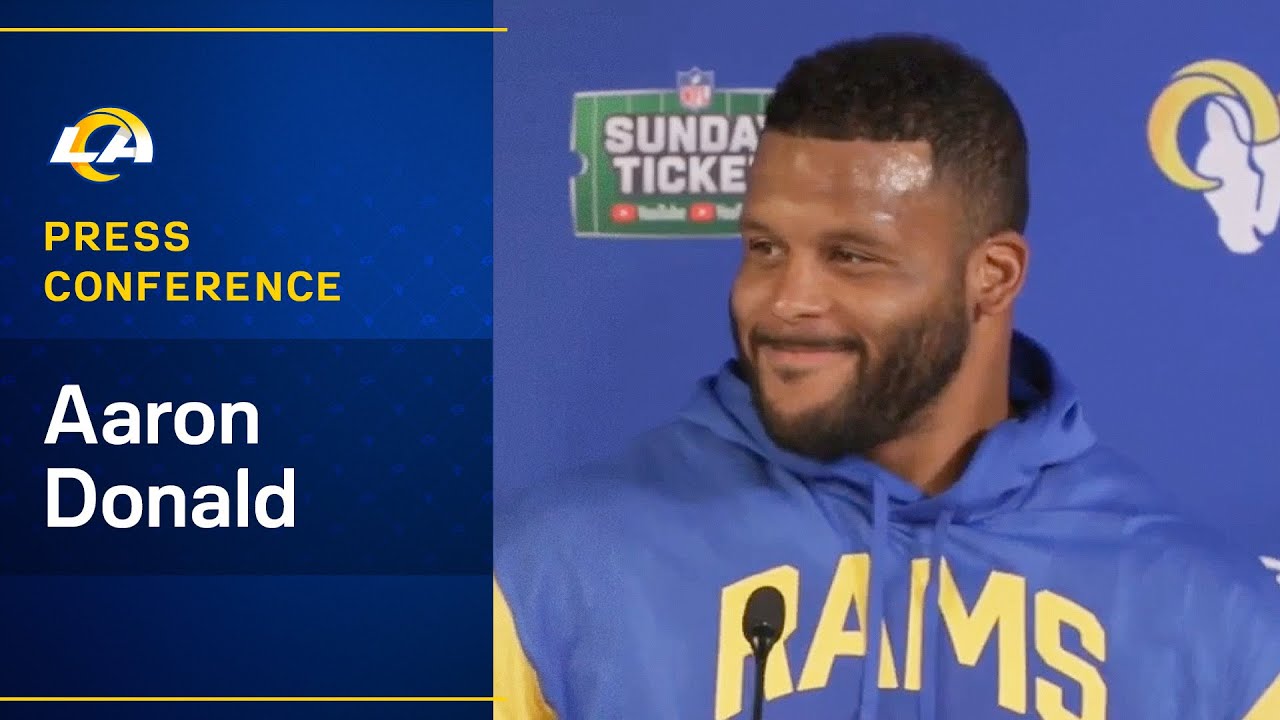 Aaron Donald & Rams Coordinators Addresses The Media Ahead Of Monday’s Game Vs. The Bengals