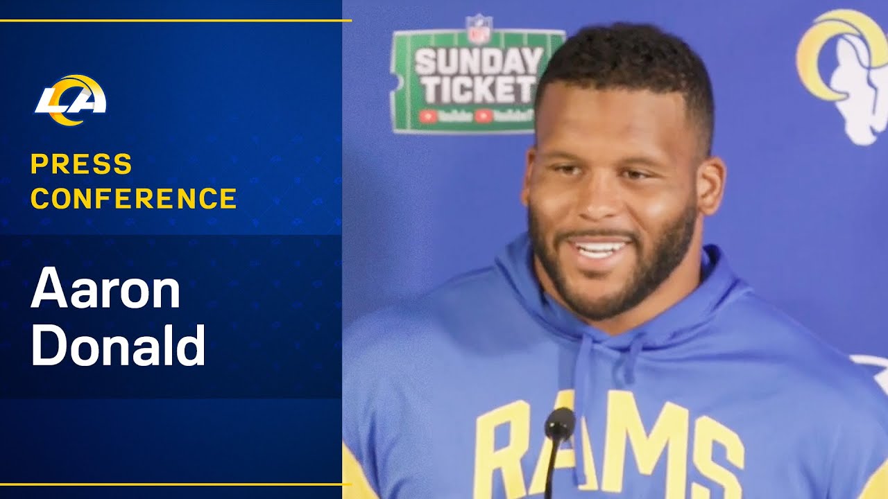 Aaron Donald & Rams Coordinators Addresses The Media Ahead Of Sunday’s Game Vs. The 49ers