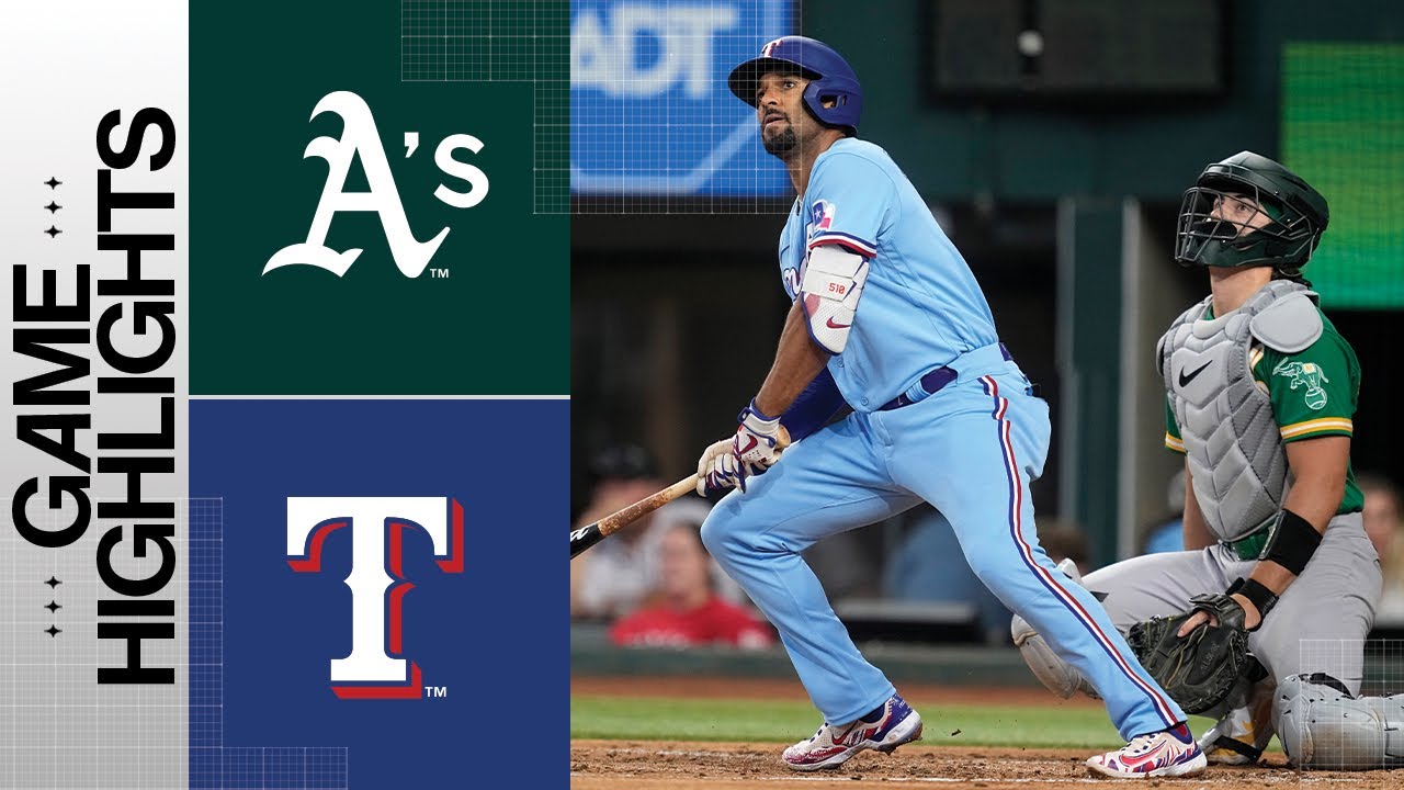 A’s Vs. Rangers Game Highlights (9/10/23) | Mlb Highlights