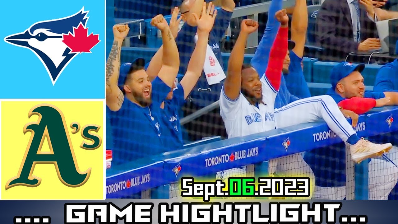 Blue Jays Vs. Oakland A’s (09.05.23) [6+7+8th Innings] Game Hightlights | Mlb Hightlights 2023