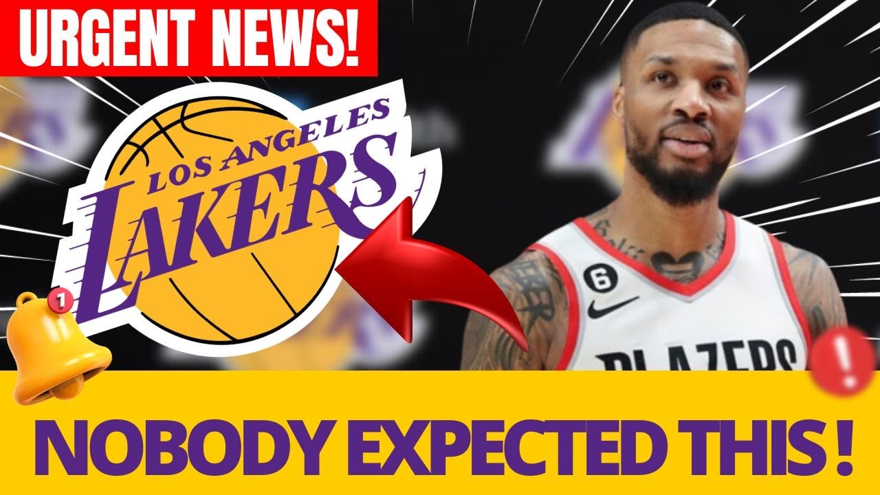 💥bombastic News! Shocked The Nba! Damian Lillard Update! Los Angeles Lakers News