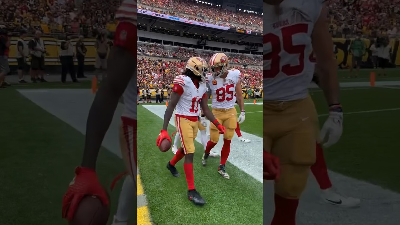 Brandon Aiyuk Has Scored A Td In Every Quarter This Season ✌️ #49ers #shorts