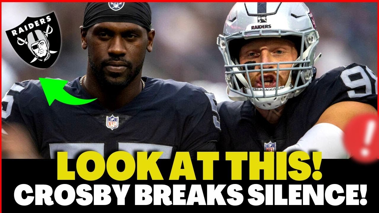 🚨🔥breaking News! Crosby’s Candid Statement On The Chandler Jones Case Raiders News