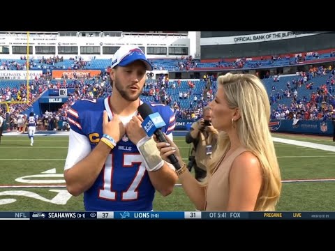 [breaking News] Josh Allen “postgame Interview” Buffalo Bills Beat Las Vegas Raiders 38 10 Week 2