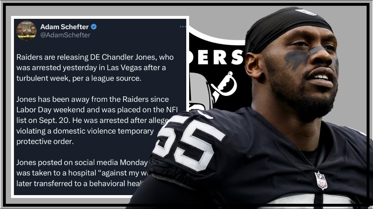BREAKING NEWS: Las Vegas Raiders RELEASE Chandler Jones! 1 Breaking News: Las Vegas Raiders Release Chandler Jones!