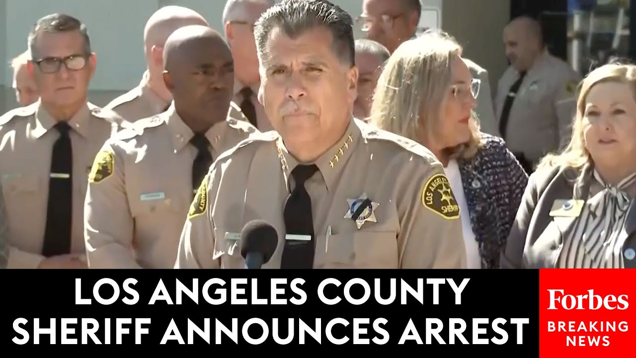 Breaking News: Los Angeles County Sheriff Announces Arrest In Killing Of Deputy Parked In Patrol Car