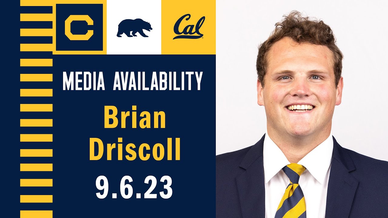 Cal Football: Brian Driscoll Media Availability (9.6.23)