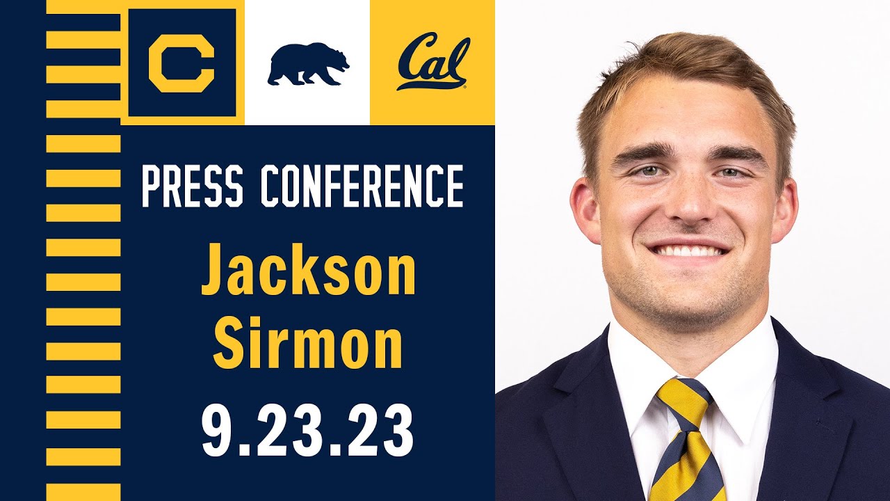 Cal Football: Jackson Sirmon Post Game Press Conference (9.23.23 At Washington)