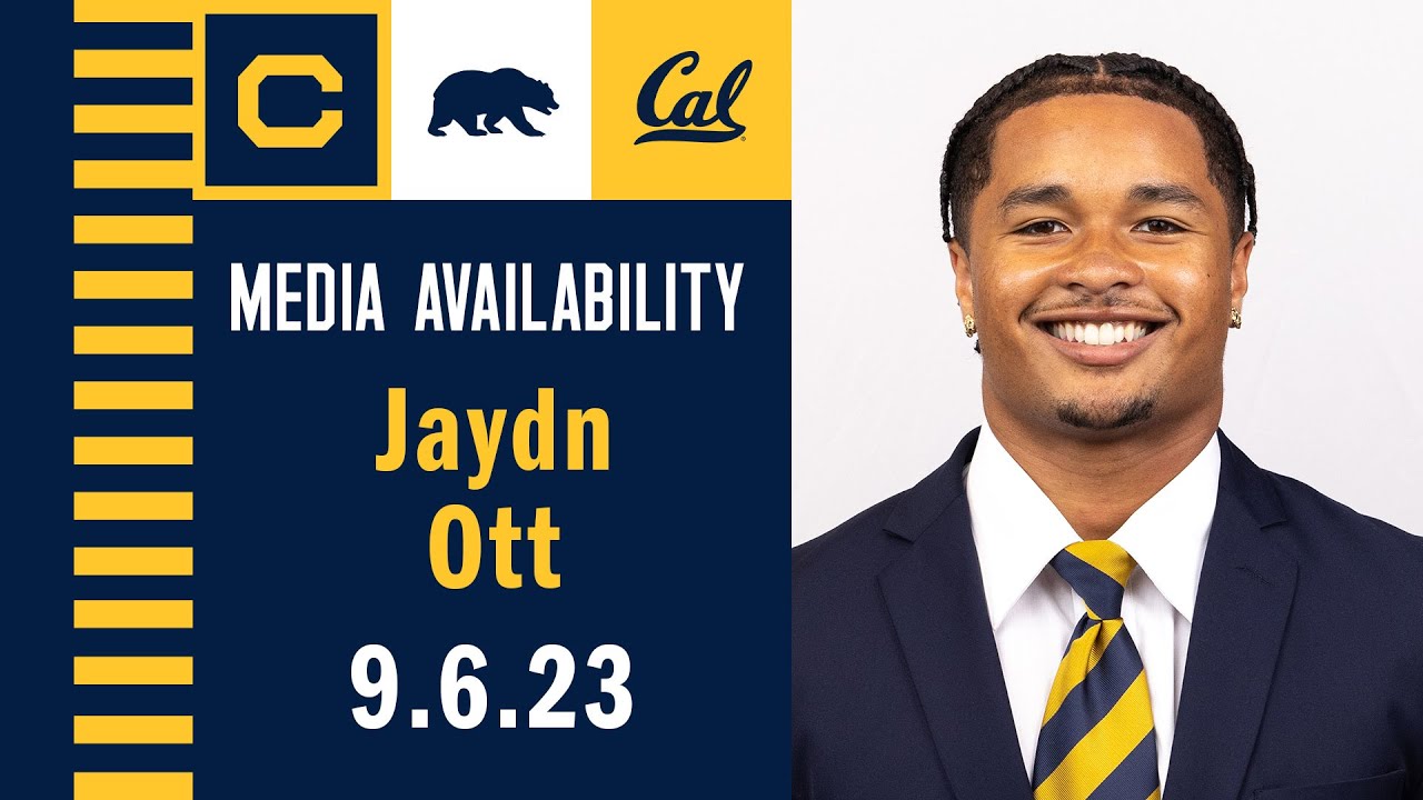 Cal Football: Jaydn Ott Media Availability (9.6.23)