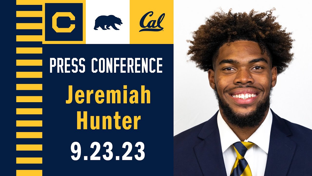 Cal Football: Jeremiah Hunter Post Game Press Conference (9.23.23 At Washington)