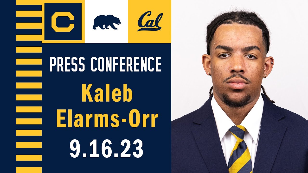 Cal Football: Kaleb Elarms Orr Post Game Press Conference (9.16.23 Vs. Idaho)