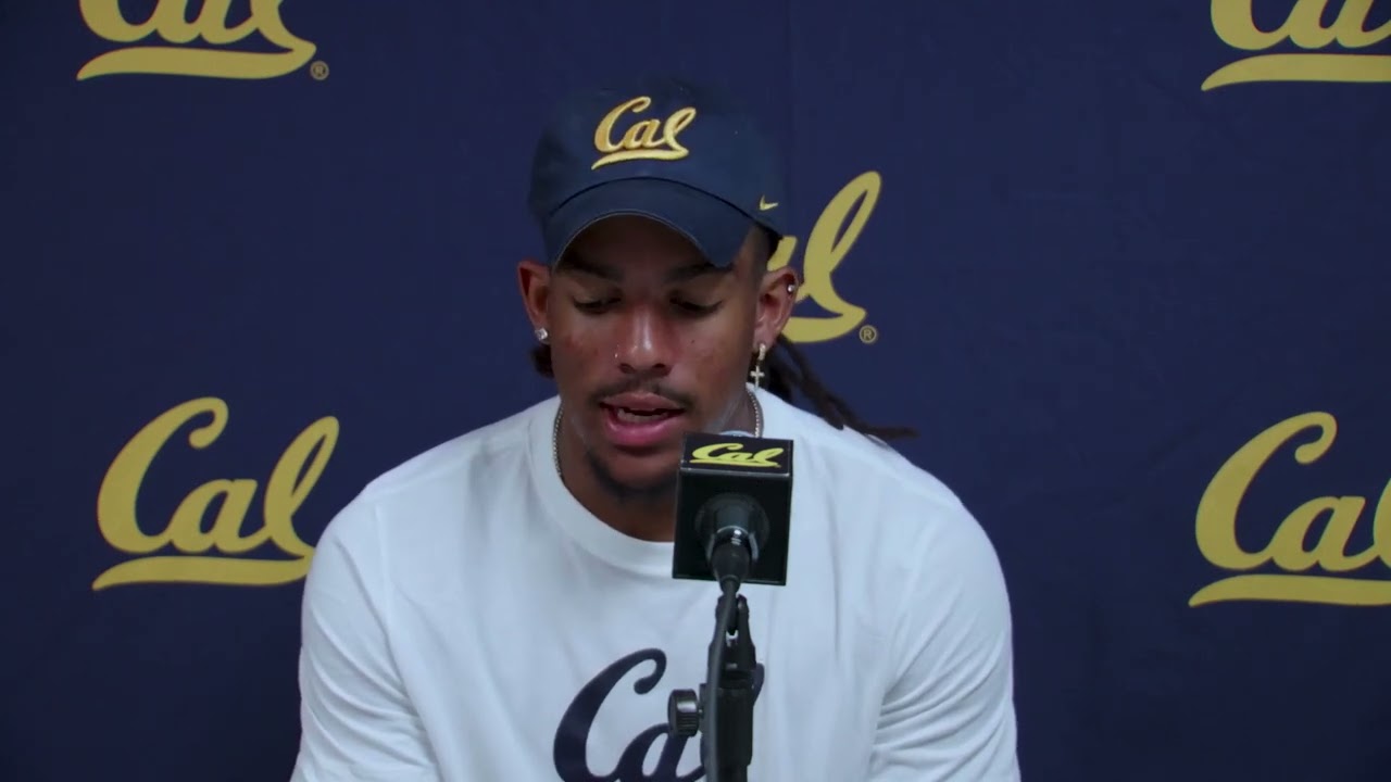 Cal Football: Kaleb Elarms Orr Post Game Press Conference At North Texas (09.02.23)