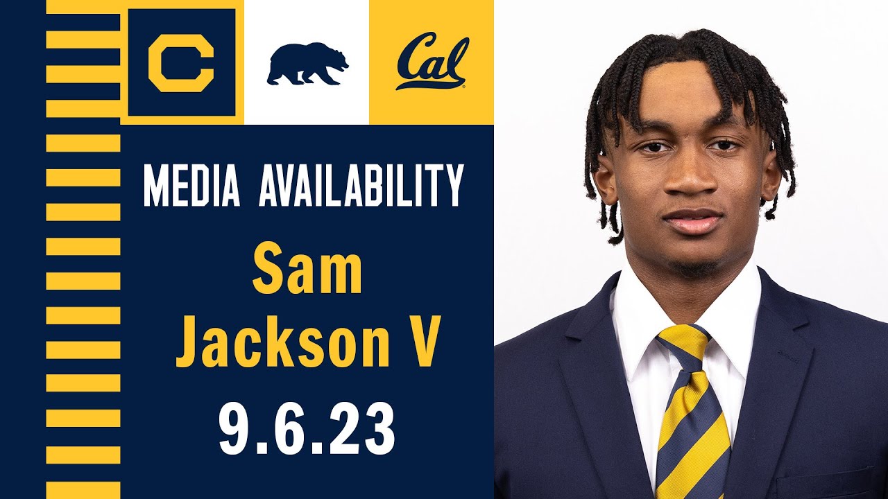 Cal Football: Sam Jackson V Media Availability (9.6.23)