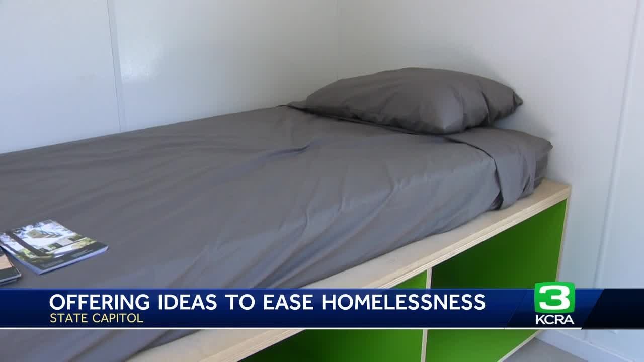 California Company Shows Off New Homes To Help Homeless