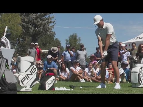 Cameron Champ Holds Youth Clinic In Hometown Of Sacramento Ahead Of Fortinet Championship In Napa