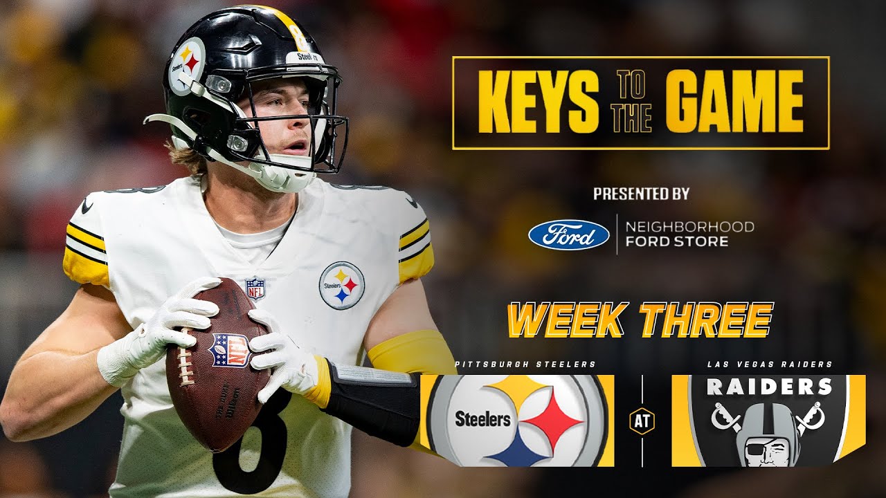 Coach Mike Tomlin Gives His Keys To Winning The Game Against The Raiders | Pittsburgh Steelers